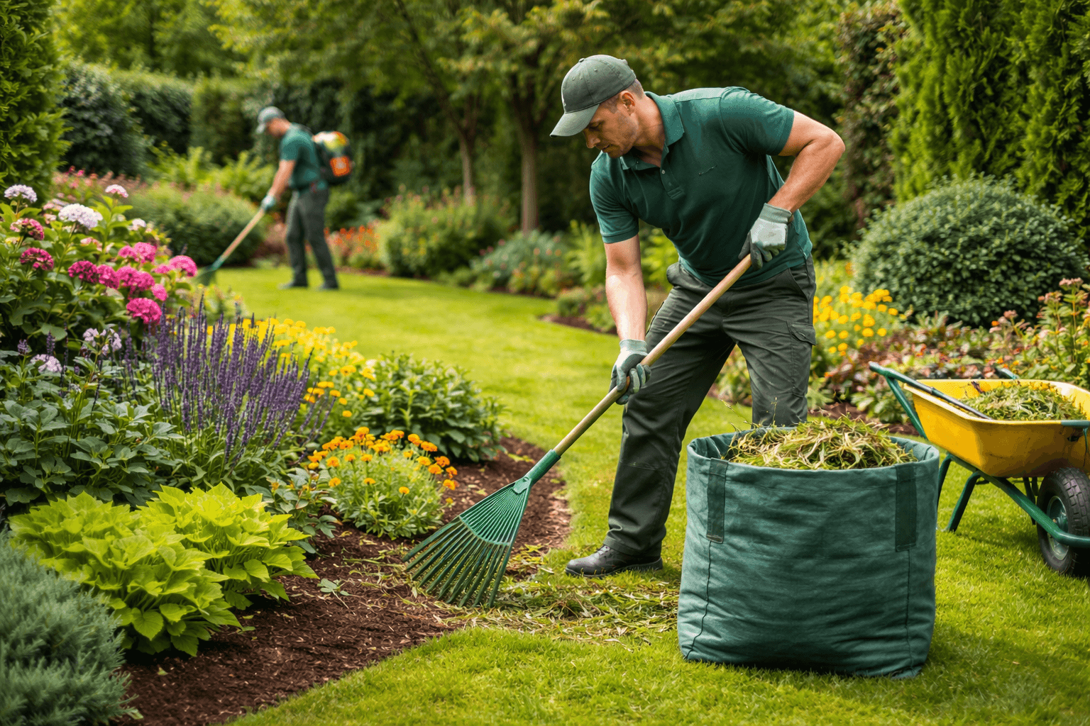 Garden Tidy & Maintenance, one of the services in this part of the job